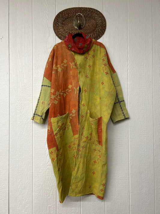 Fine Kantha Cowl Split Pullover 1225 038