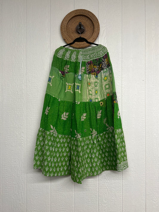 Pareo Kantha Lotus Maxi Skirt 0826 264