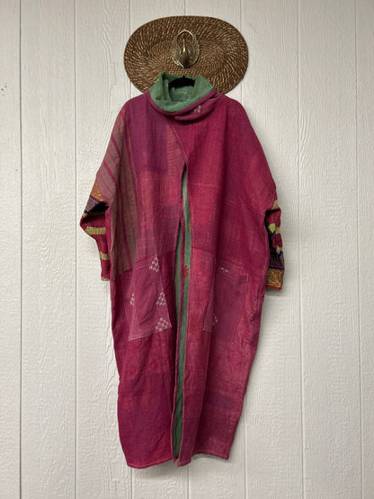 Fine Kantha Cowl Split Pullover 1225 070