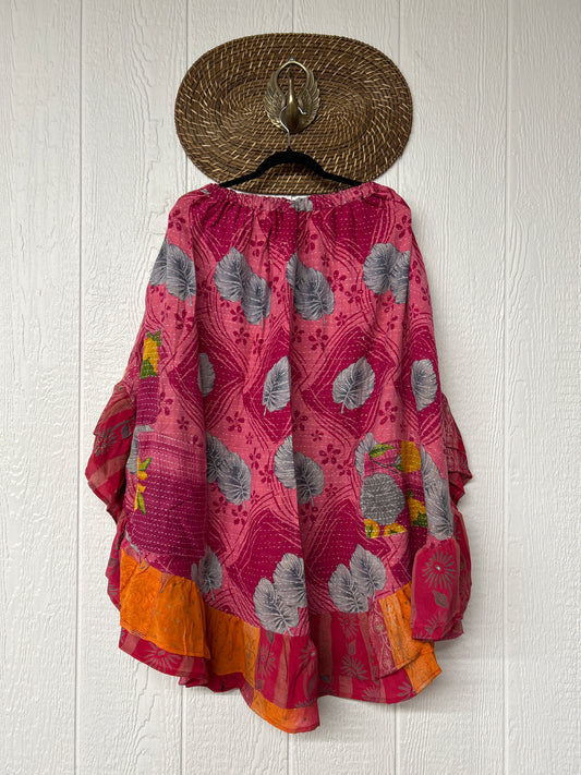 Pareo Kantha Wild Rose Skirt 0426 001
