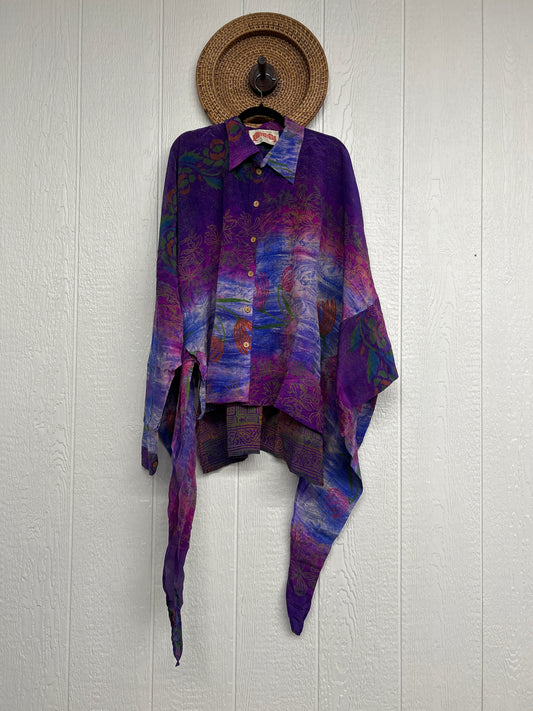 Crepe Sari Nirvana Button Down 1125 221