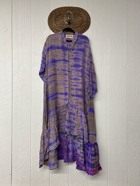 Crepe Sari Dahlia Duster Dress 0326 177