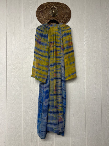 Crepe Sari Woodstock Duster Dress 0226 020