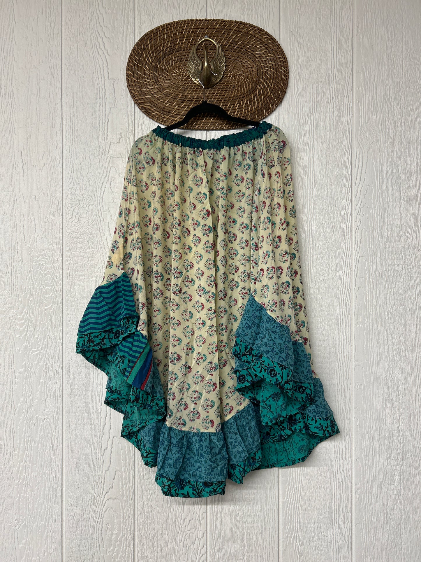 Crepe Wild Rose Skirt 1025 182