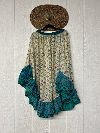 Crepe Wild Rose Skirt 1025 182