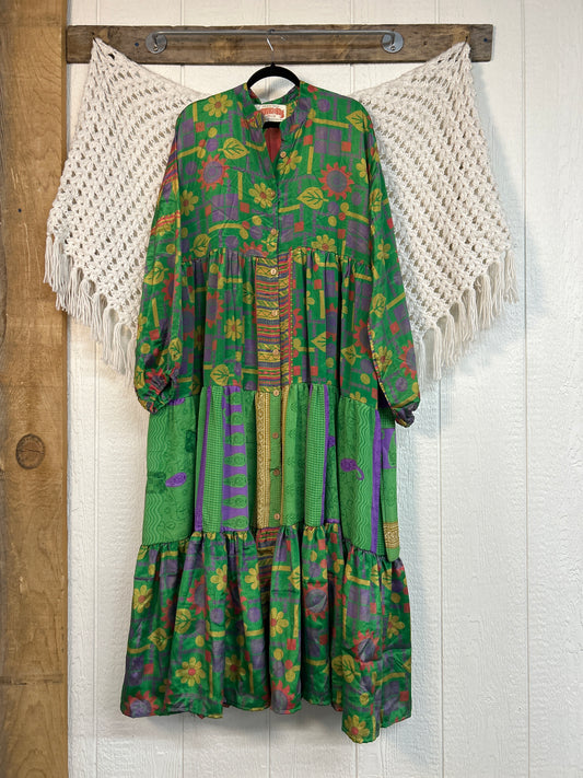 Rasgulla Sari Luminous Maxi Dress 0226 150