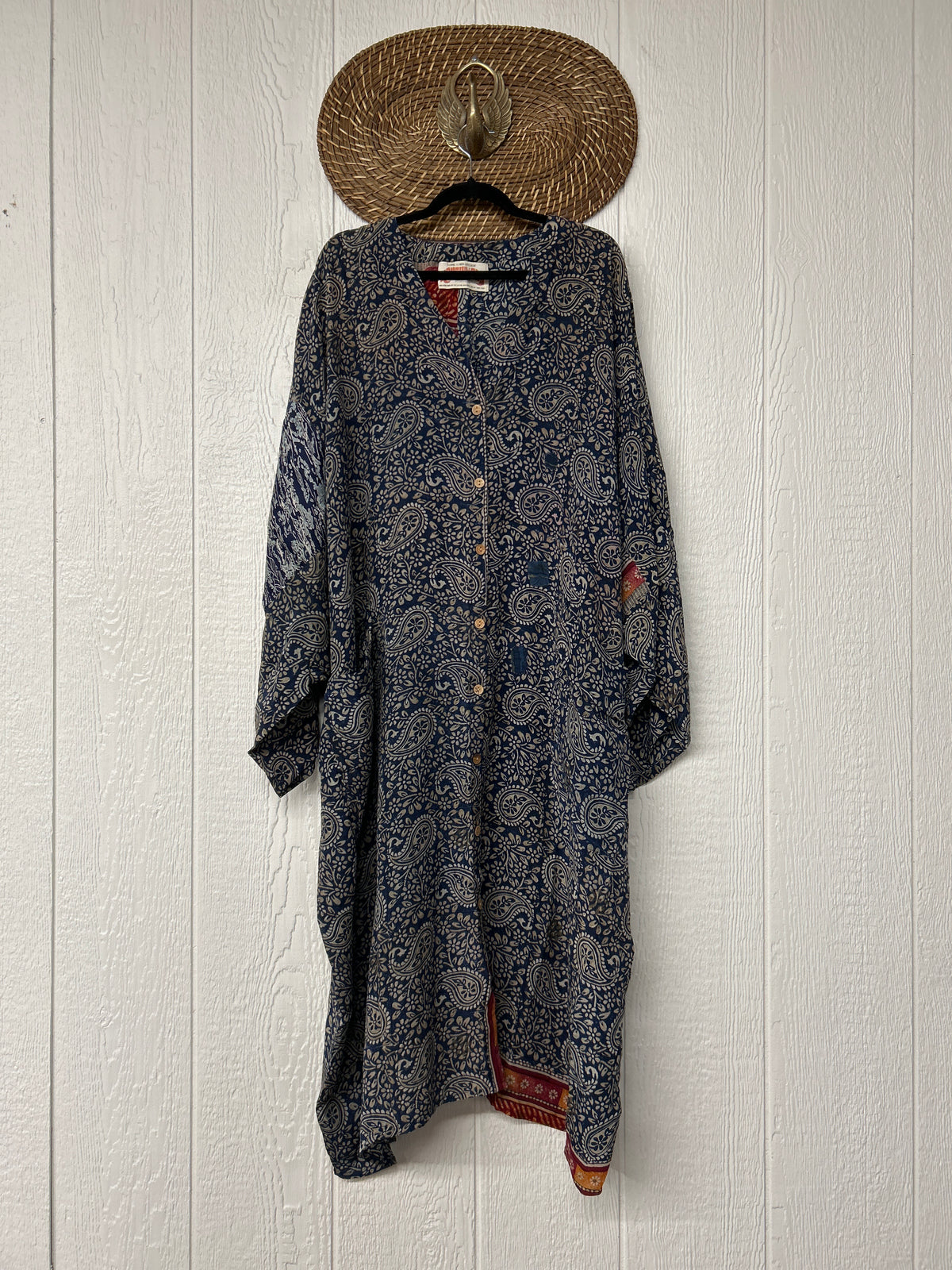 Crepe Sari Gaia Duster Dress 0826 047