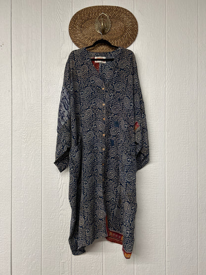 Crepe Sari Gaia Duster Dress 0826 047