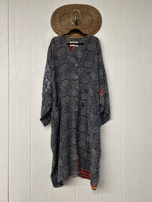 Crepe Sari Gaia Duster Dress 0826 047