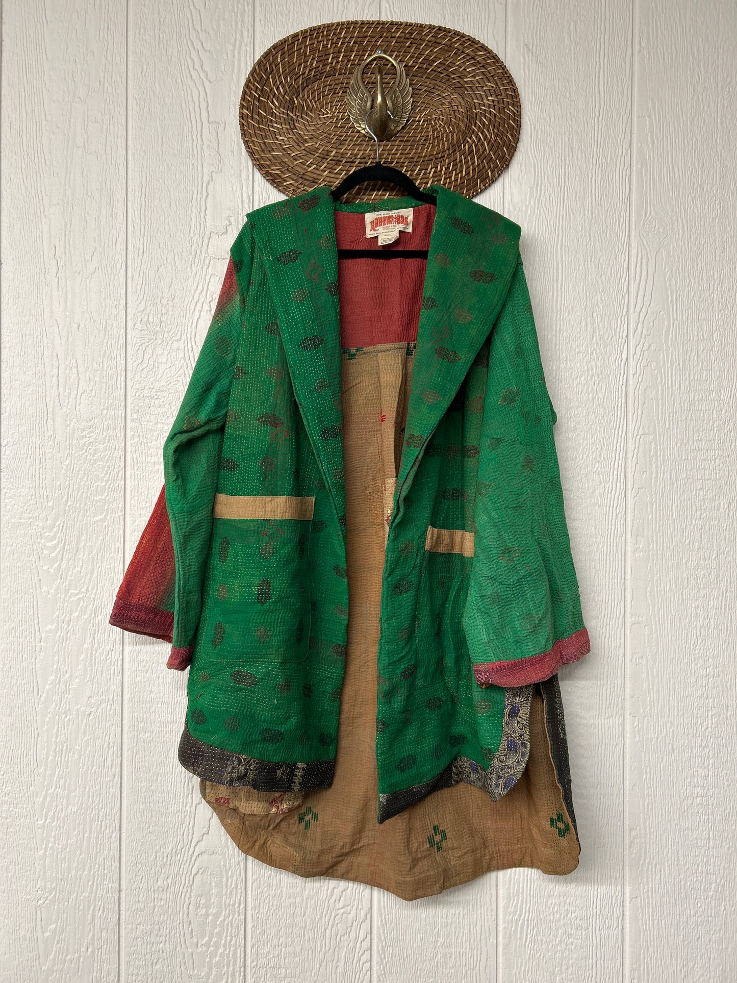 Fine Kantha Drifter Coat 1125 030