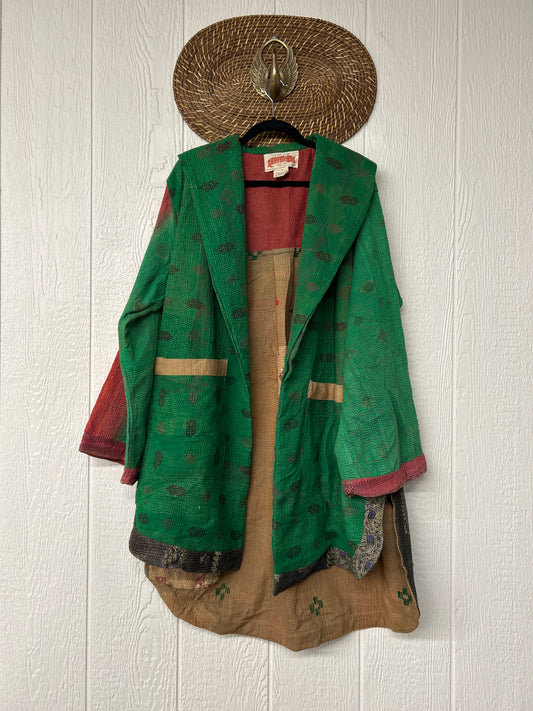 Fine Kantha Drifter Coat 1125 030