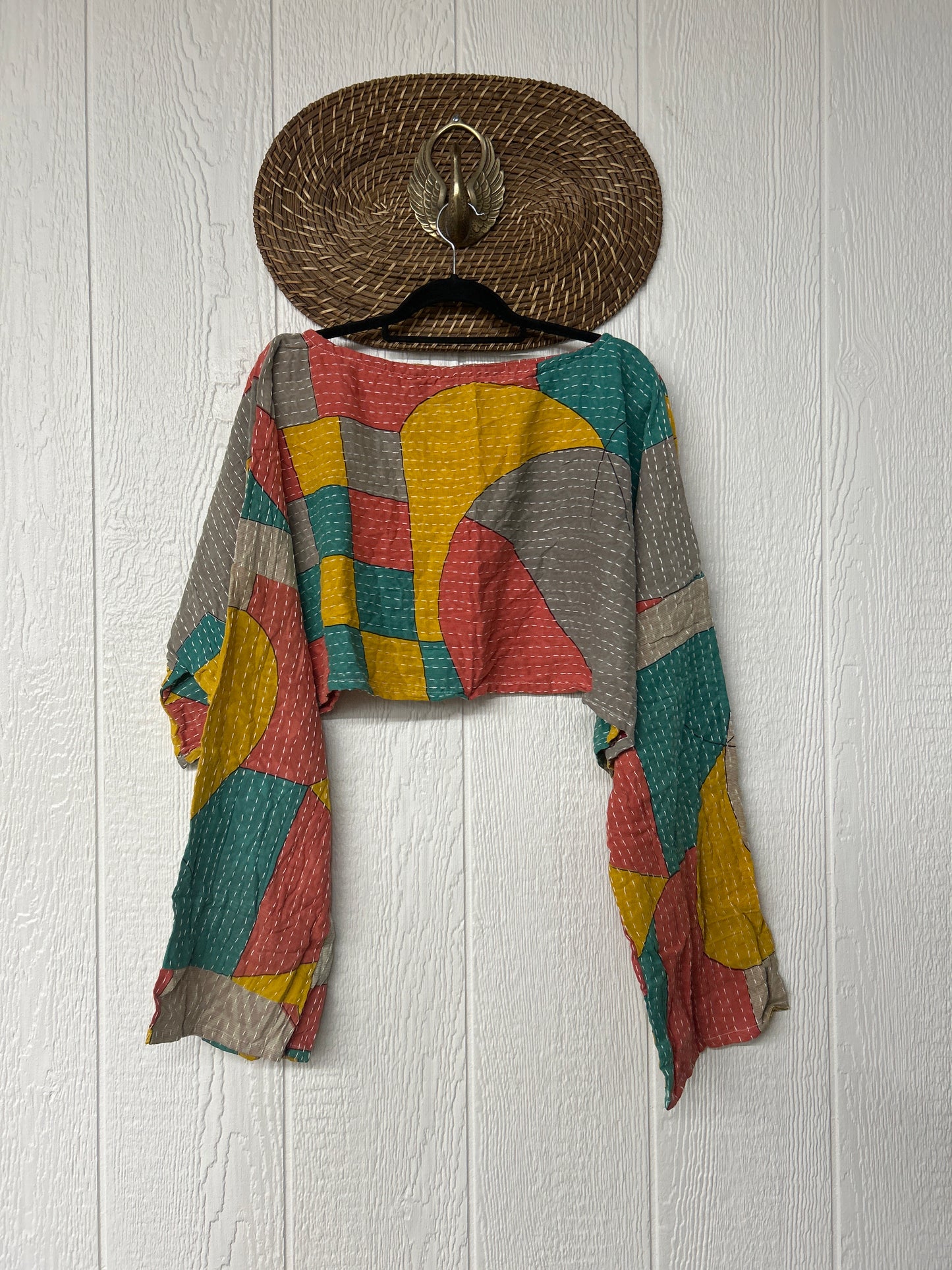 Pareo Kantha Abundance Crop Top 1225 014