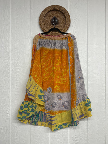 Pareo Kantha Wild Rose Skirt 0426 167