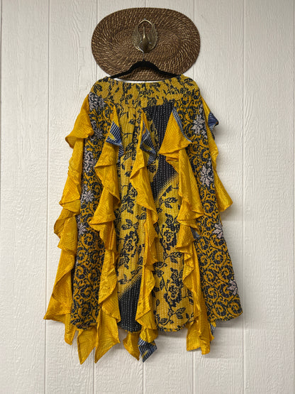 Pareo Kantha Willow Maxi Skirt 0826 139
