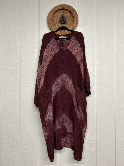 Crepe Sari Gaia Duster Dress 0826 144