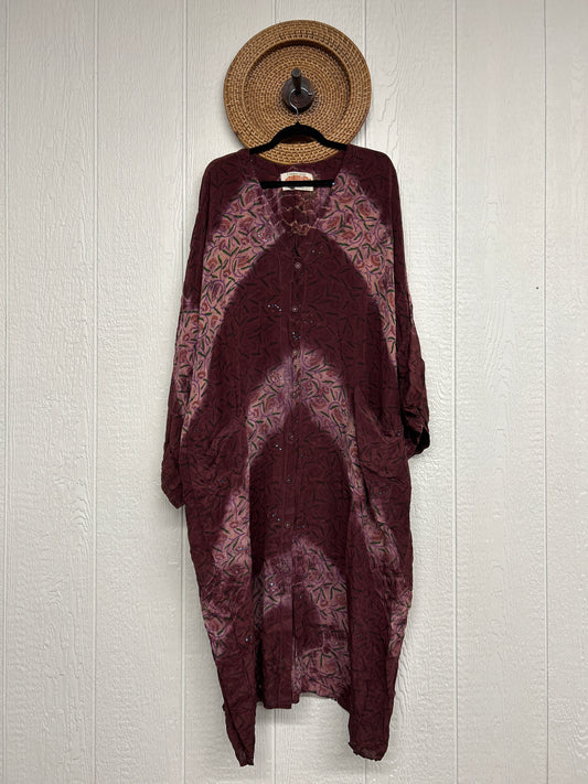 Crepe Sari Gaia Duster Dress 0826 144