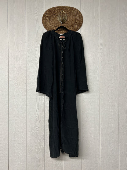 Crepe Sari Woodstock Duster Dress 0526 010