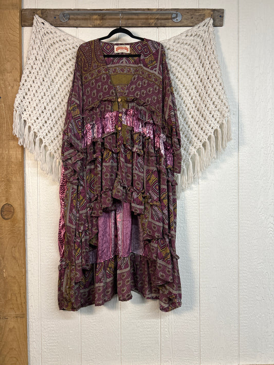 Rasgulla Sari Rhiannon Kimono 0826 137