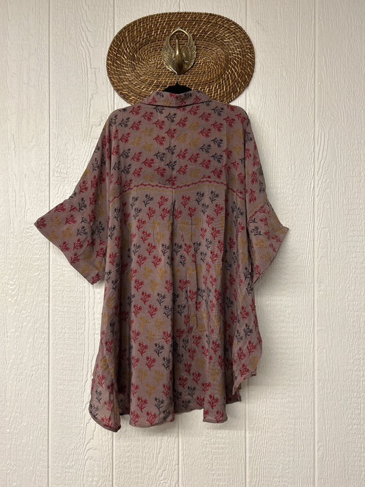 Crepe Sari Free To Be Button Down 0626 054