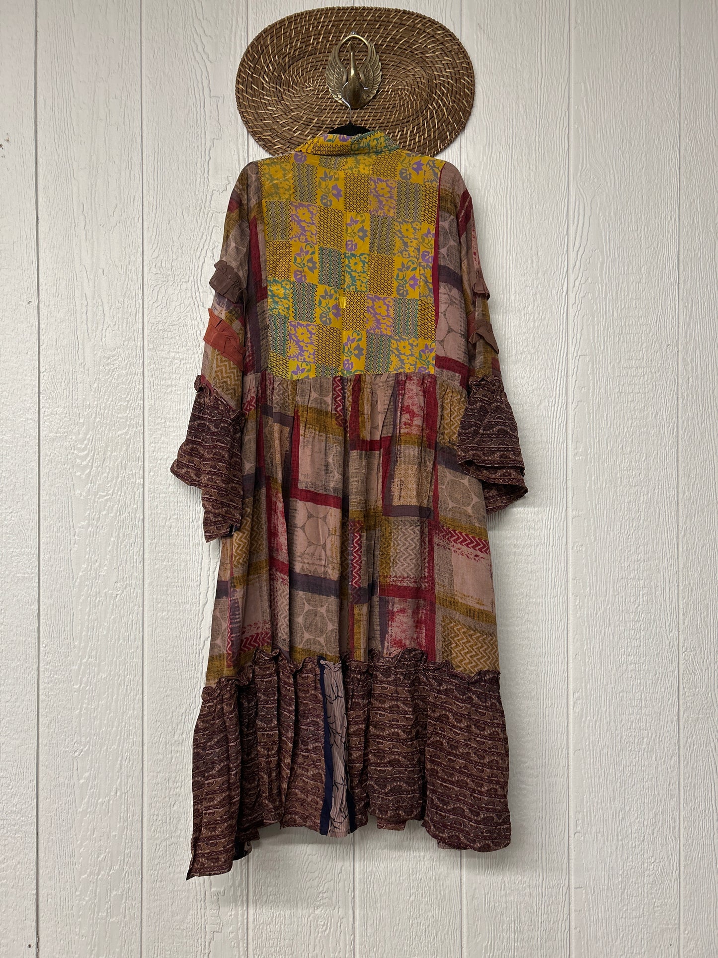 Crepe Sari Rhiannon Duster Dress 0226 111