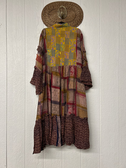 Crepe Sari Rhiannon Duster Dress 0226 111