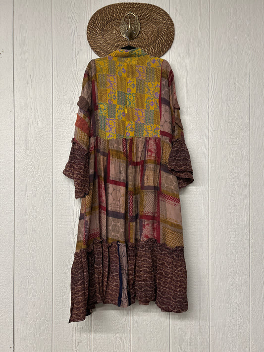 Crepe Sari Rhiannon Duster Dress 0226 111