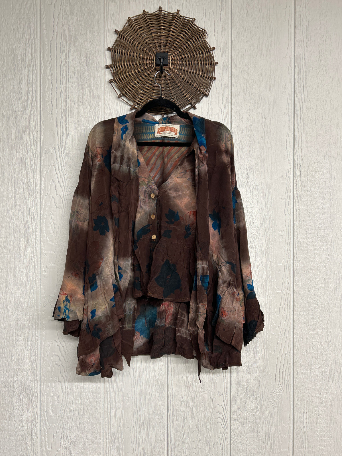 Crepe Sari Wild Rose Top 1026 137