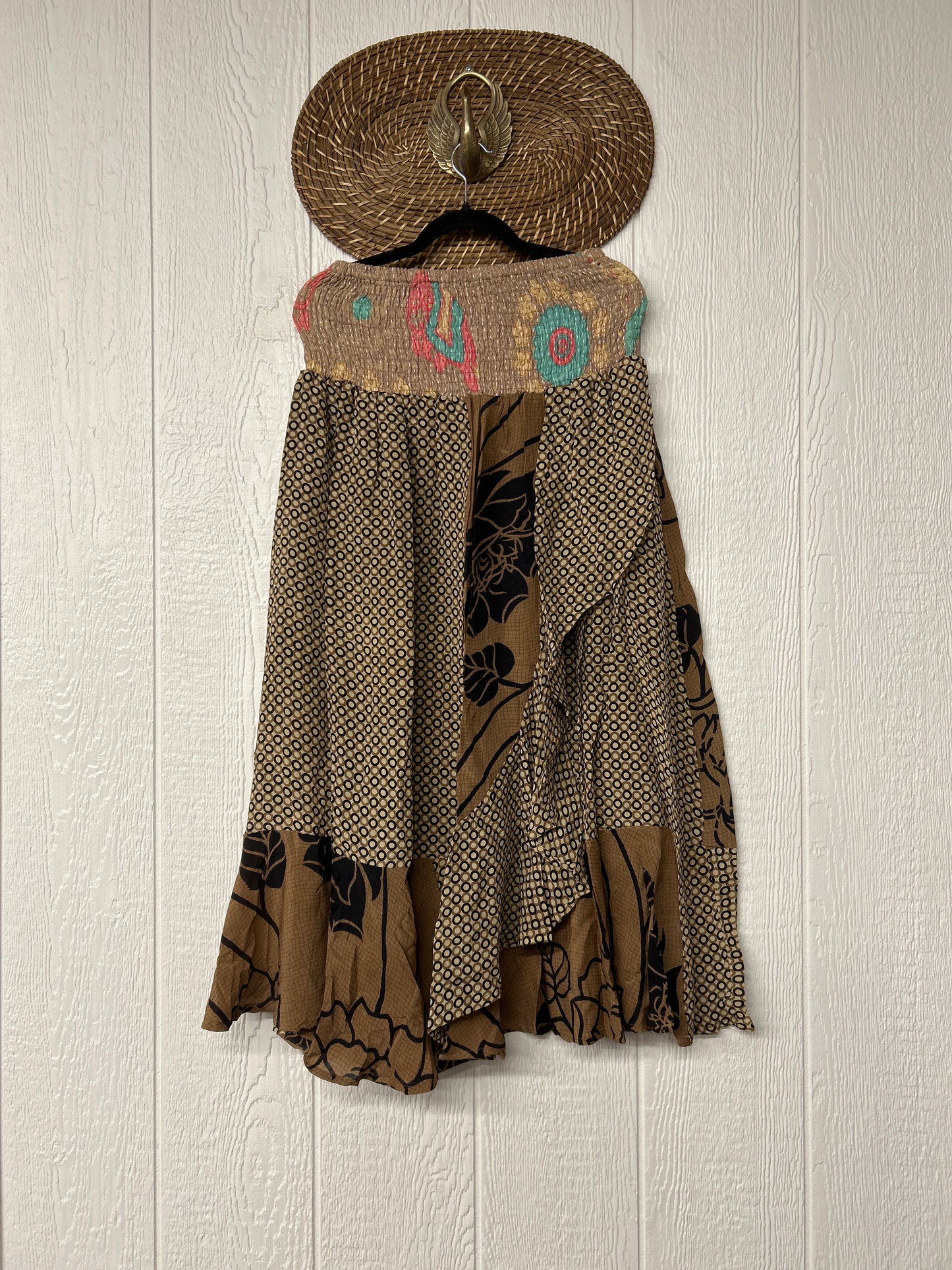 Crepe Sari Inner Peace Wrap Skirt 0626 101