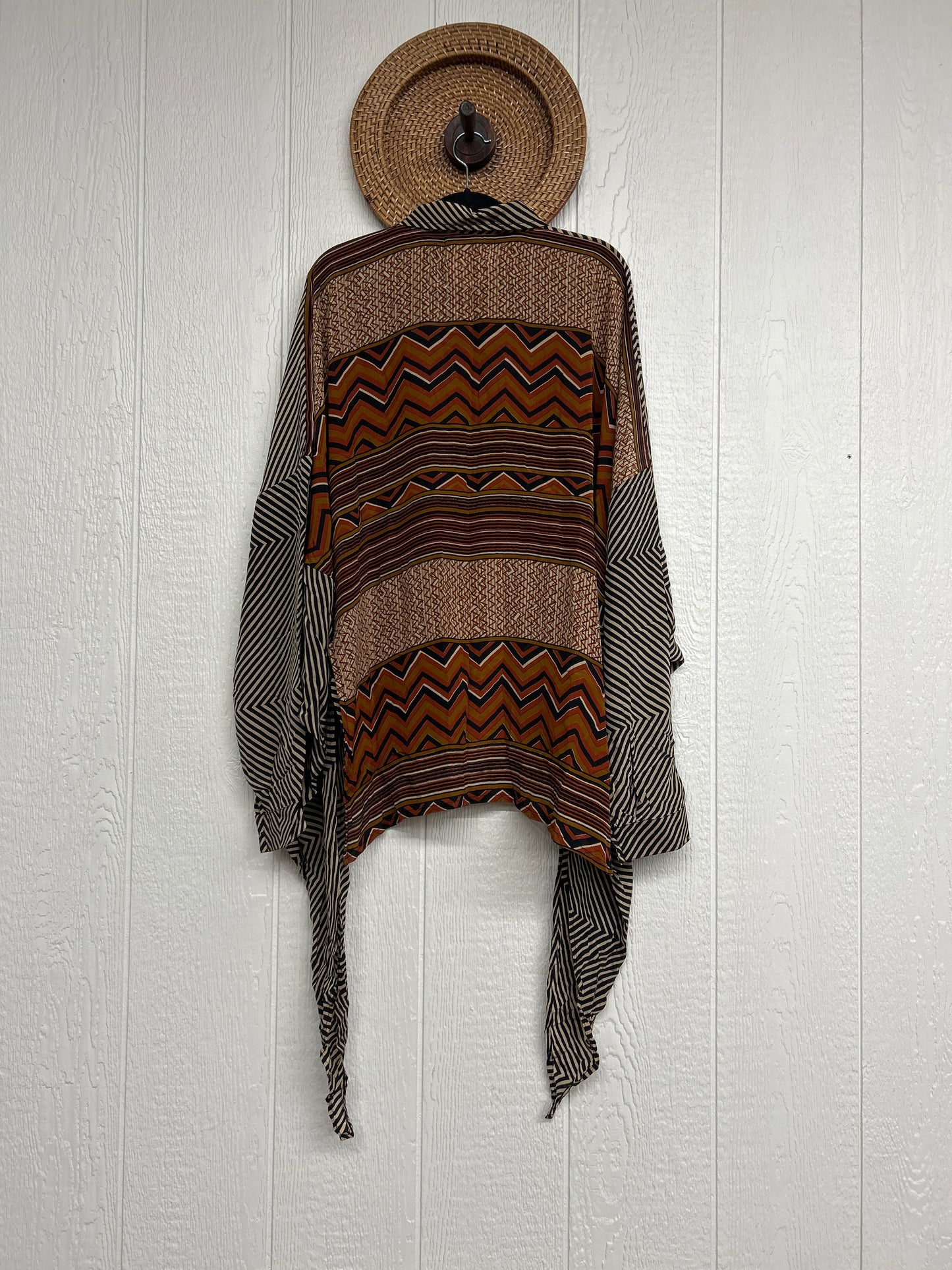 Crepe Sari Nirvana Button Down 1125 178