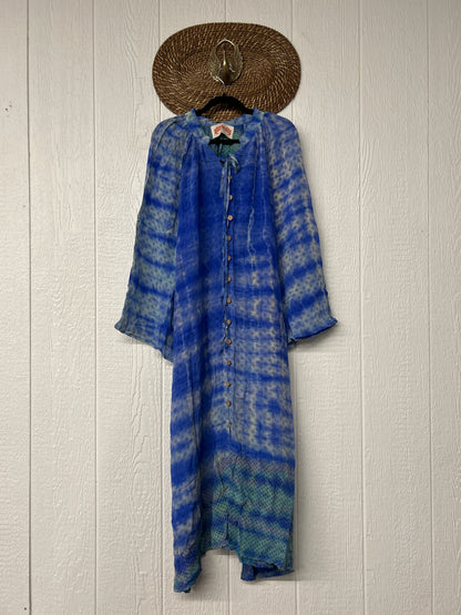 Crepe Sari Woodstock Duster Dress 0526 003