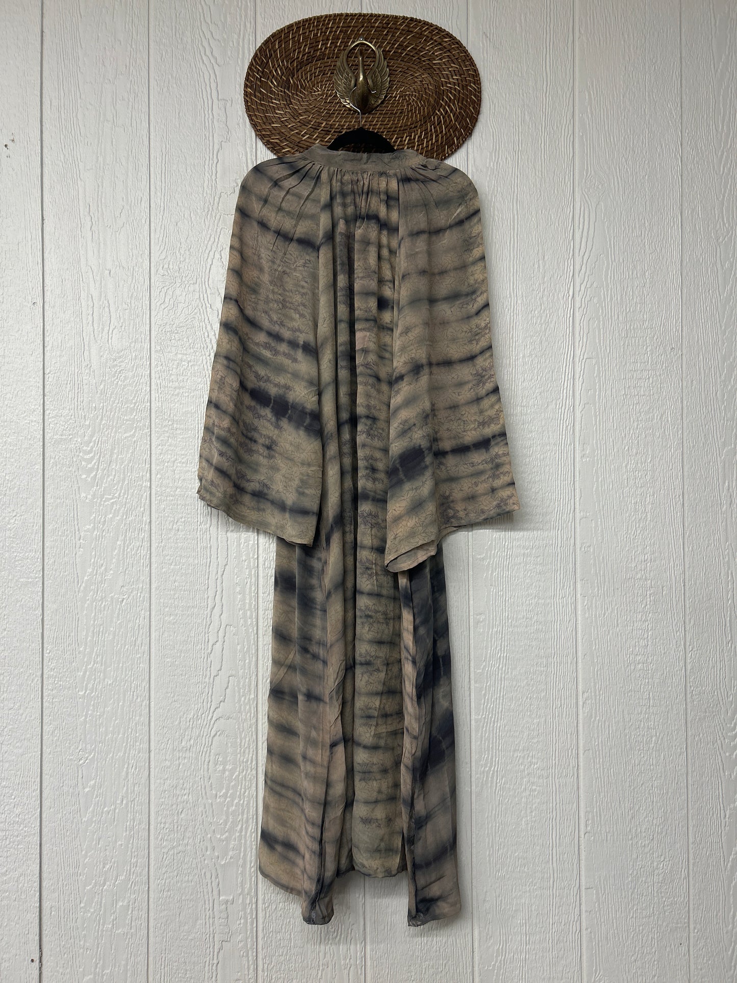 Crepe Sari Woodstock Duster Dress 0226 107