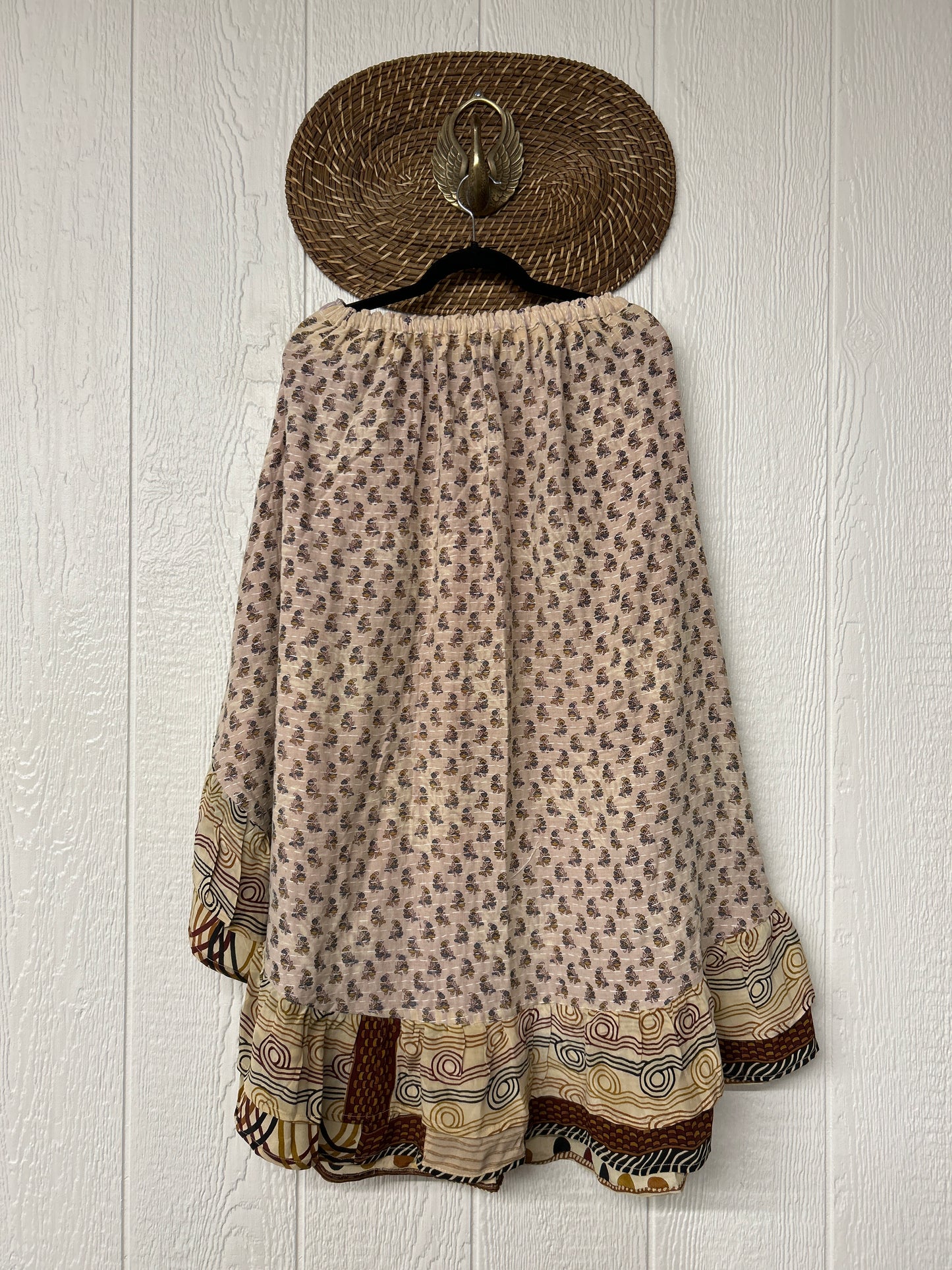 Pareo Kantha Wild Rose Skirt 0426 104