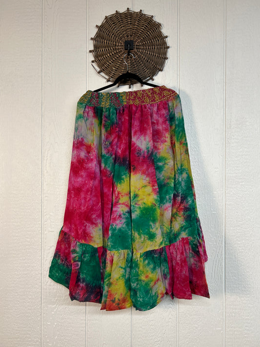 Crepe Sari Dahlia Skirt 1026 161