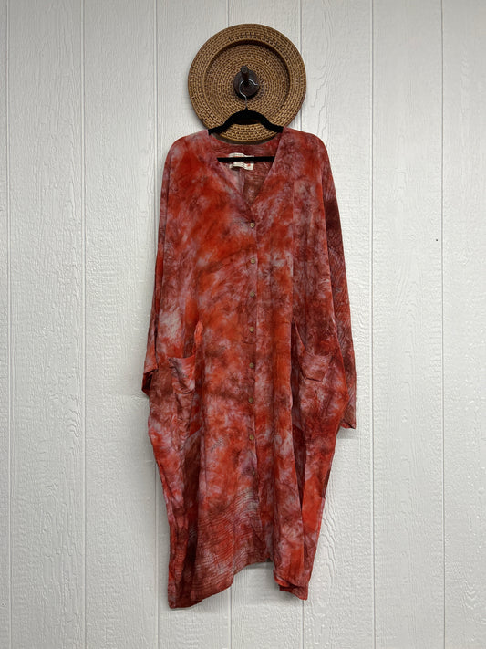 Crepe Sari Gaia Duster Dress 0426 120
