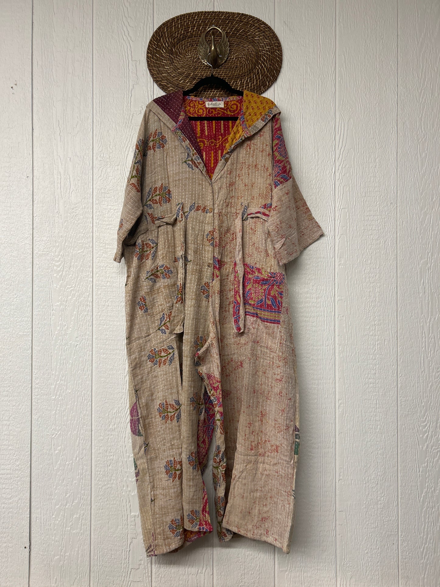 Kantha Zen Hoodie Jumpsuit 0925 086