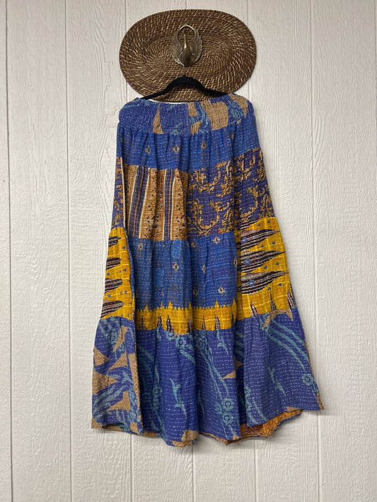 Pareo Kantha Lotus Maxi Skirt 0826 108