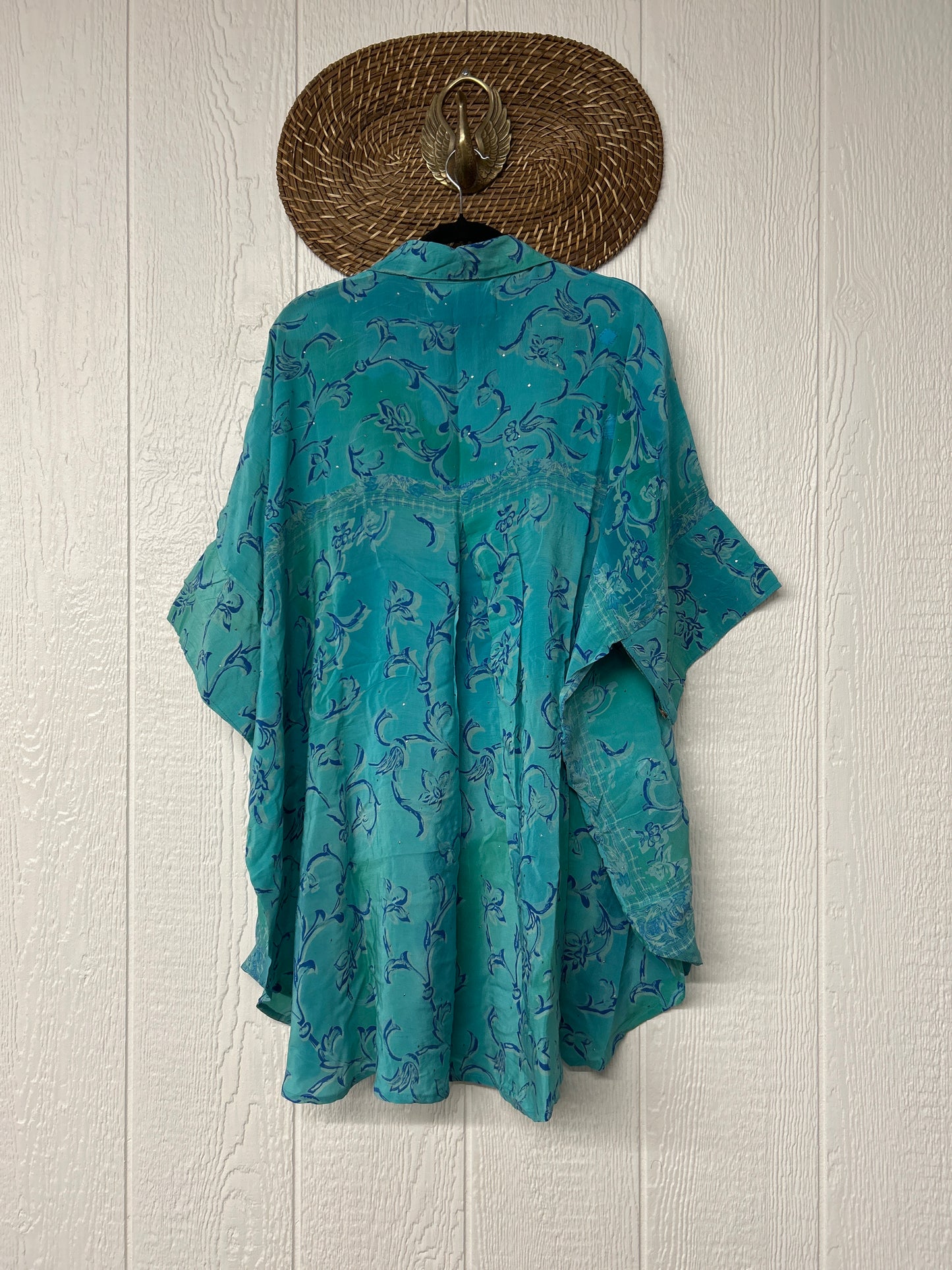 Crepe Sari Free To Be Button Down 0626 121