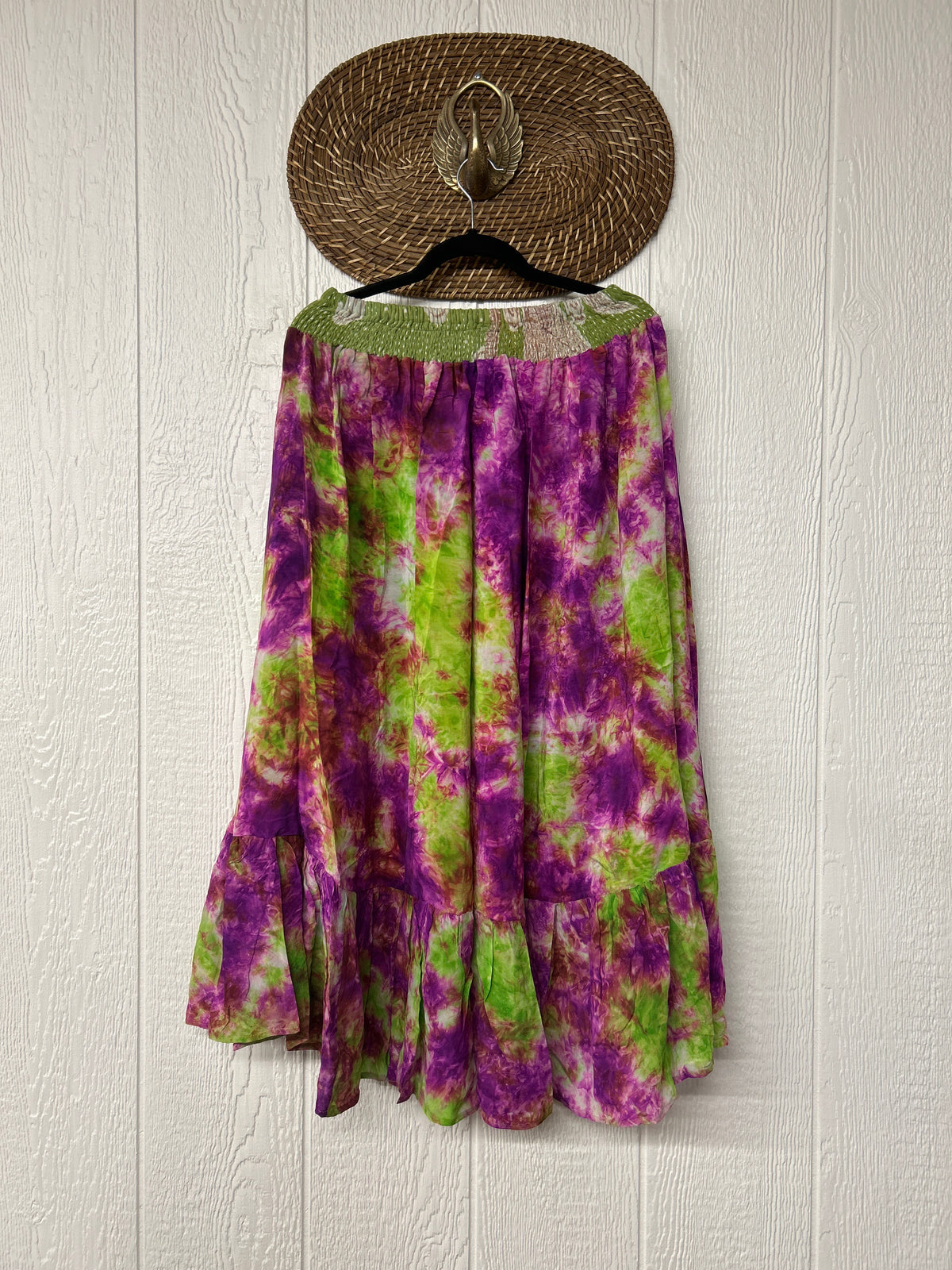 Crepe Sari Dahlia Skirt 1026 103
