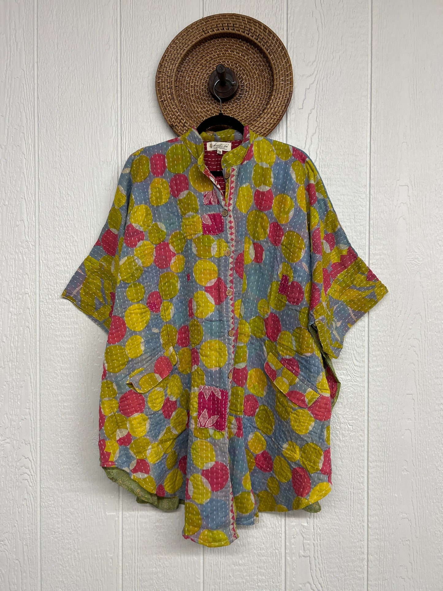 Pareo Kantha Free To Be Button-Down 0426 216