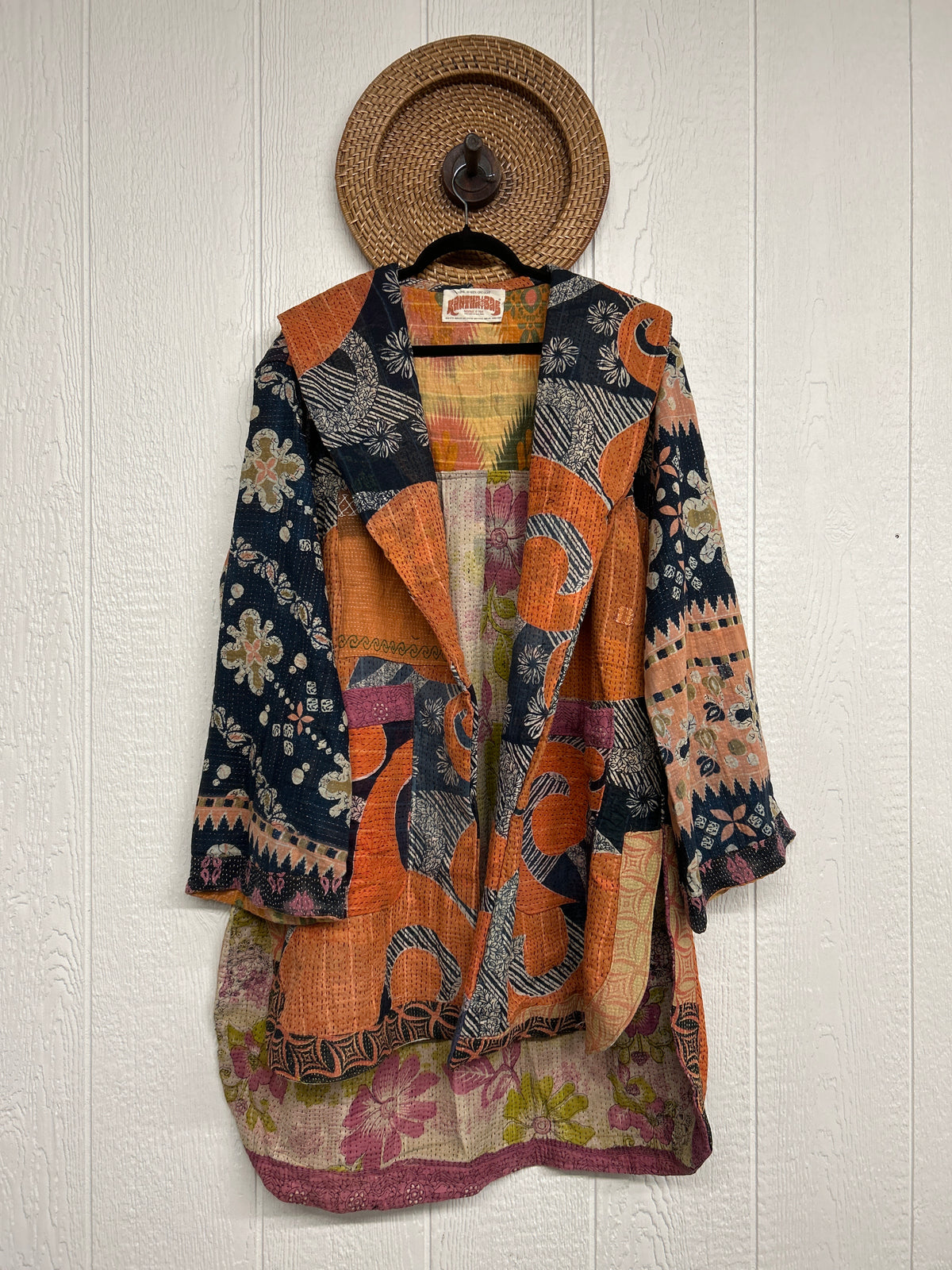 Fine Kantha Drifter Coat 1026 026