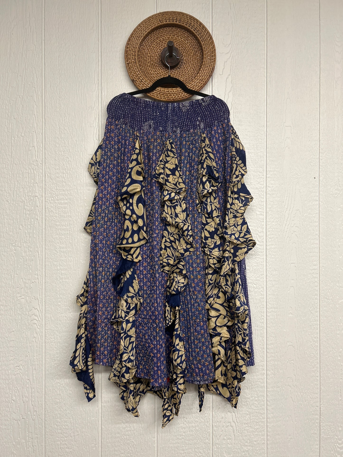 Pareo Kantha Willow Maxi Skirt 0826 004