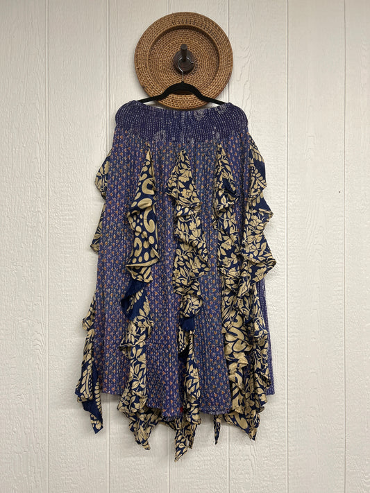 Pareo Kantha Willow Maxi Skirt 0826 004