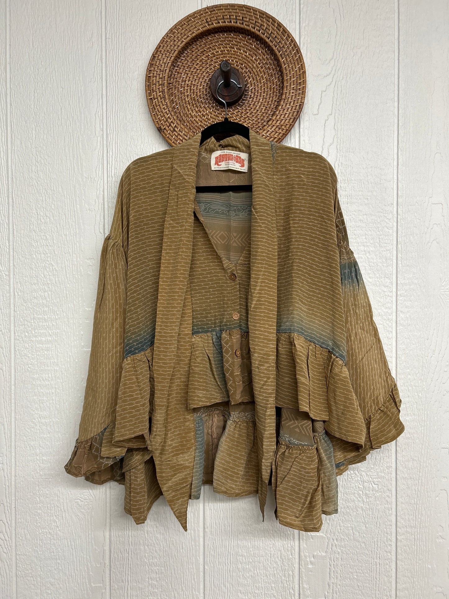 Crepe Sari Wild Rose Top 1225 113