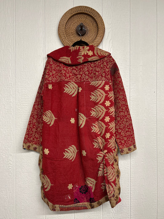 Fine Kantha Drifter Coat 1026 054