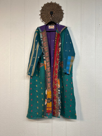 Fine Kantha Rising Sun Coat 1026 123