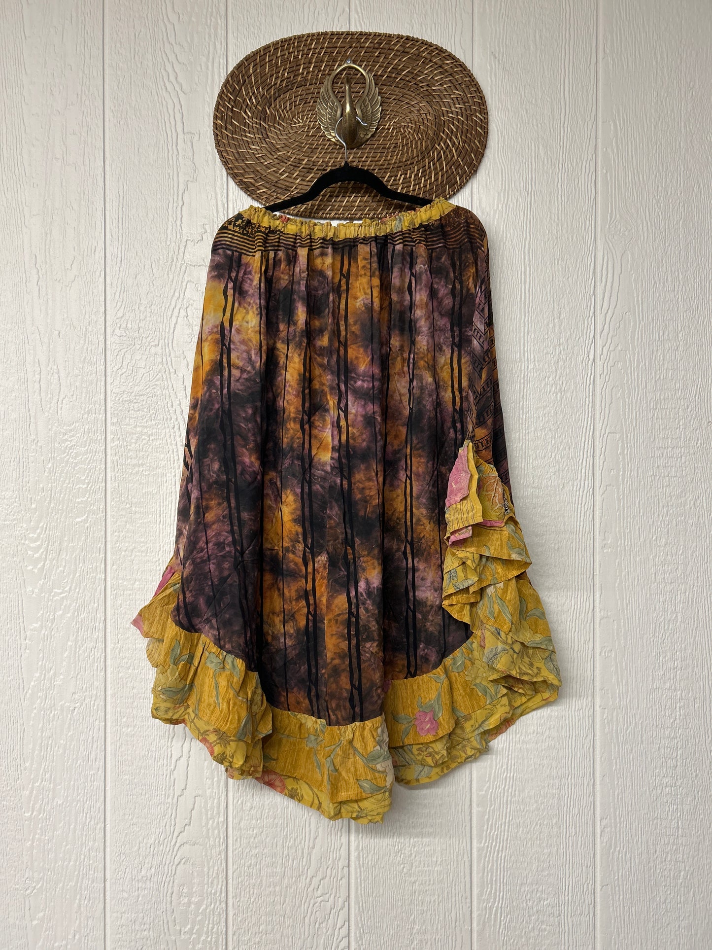 Crepe Wild Rose Skirt 1025 199