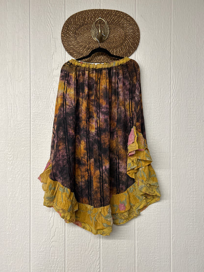 Crepe Wild Rose Skirt 1025 199