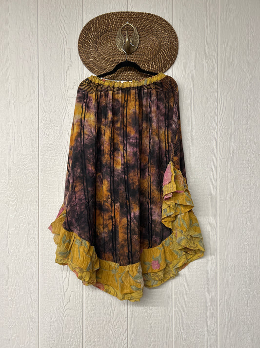 Crepe Wild Rose Skirt 1025 199