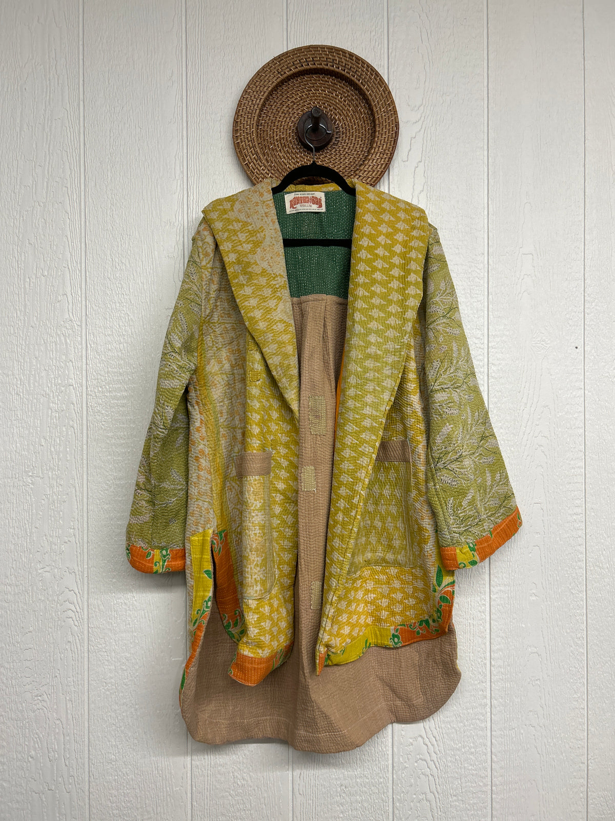 Fine Kantha Drifter Coat 1026 061