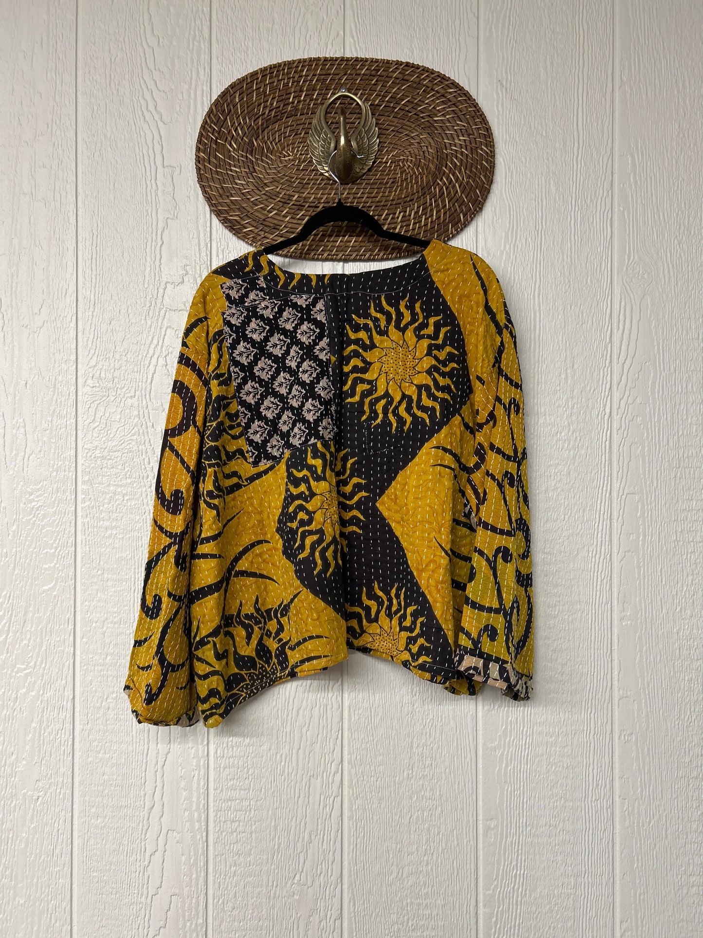 Pareo Kantha Wanderer Pocket Crop Top 0226 146